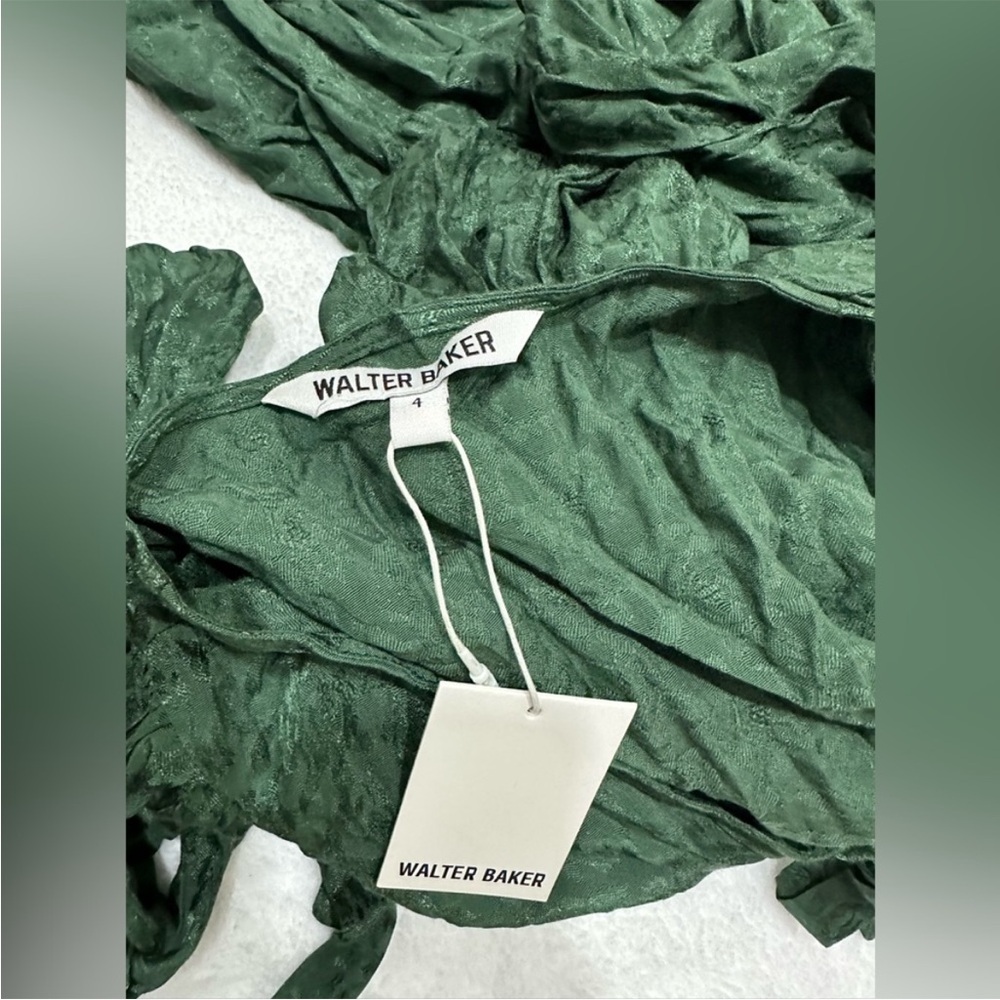NWT Walter Baker Aura Green Women's Dress size 4 - Picture 3 of 5
